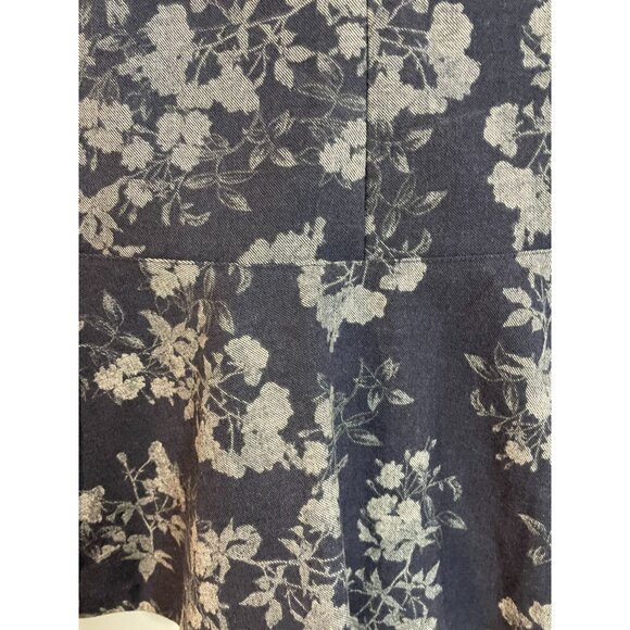 Banana Republic Floral Print Wool Blend A-Line Skirt Size 8 - Picture 5 of 14